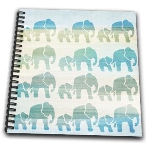 Baby Elephant and Duck, Notebook Blank Journal