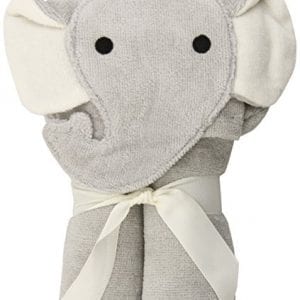 grey towel with elephant hood