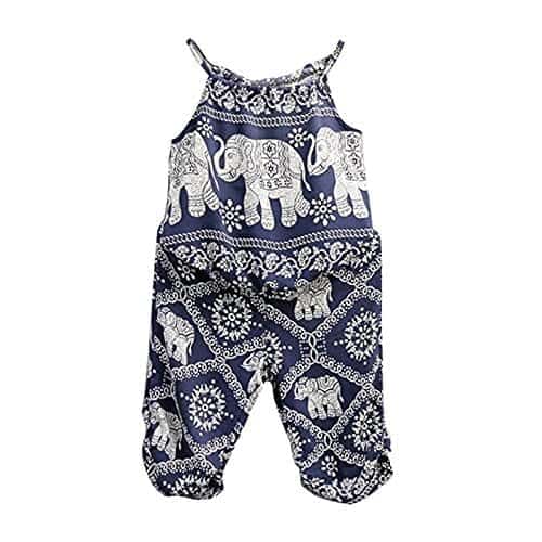 2PcsSet-Kids-Baby-Girls-Elephant-Jumpsuit-Romper-Straps-TopsHarem-Pants-Outfit-2-3-Years-Blue-0